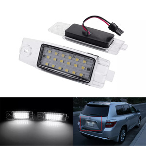 Luz Led para matrícula 81270-48011 para Toyota Highlander Lexus Rx300, luz blanca, carcasa transparente, tipo integrado - Product Image 1