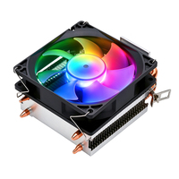 2 Pipa Panas Pendingin Udara CPU 90mm Ventilador Kuhler 4Pin Kipas Pendingin Heatsink untuk Prosesor Soket 115X 1200 1700 AM4/5 Radiator