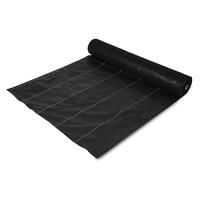 Toile de paillage tissée de qualité industrielle Chaq, tissu paysager robuste, toile de couverture de sol haute densité, barrière pour entrepreneurs commerciaux