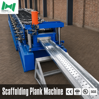 Nouvelle Conception Machine de Formage à Froid pour Planches de Travail Hydrauliques en Acier Q235, Ligne de Production pour la Fabrication de Passerelles d'Échafaudage