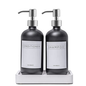 Custom 16oz 2 Pack in <span class=keywords><strong>vetro</strong></span> Dispenser sapone per piatti a mano bottiglia accessorio per il bagno con pompe mentali - Product Image 4