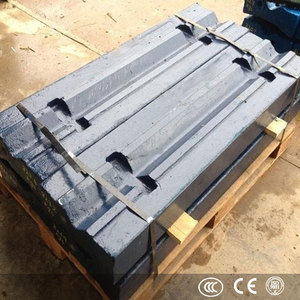 Barra de Impacto de Acero con Alto Contenido de Manganeso para Trituradora de Piedra Caliza, Piezas de Repuesto con Insertos de Cerámica - Product Image 2