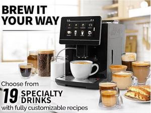 New Style <b>Fully</b> <b>Automatic</b> Customizable Programmable <b>Coffee</b> <b>Machine</b> Auto Cleaning Milk Foam System for Latte Cappuccino - Product Image 3