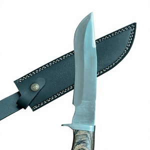 Nouveauté : Couteaux Bowie Drop Point en Acier Damas de Haute Qualité, Personnalisables pour le Camping et la Chasse (OEM) - Product Image 3