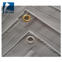 Rouleaux de bâche robuste enduite de PVC – Imperméable, ignifuge, logo personnalisé, style uni, rideaux pour garçons et filles, différentes tailles