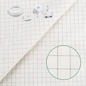 Grounding Sheets of 5MM Grid Grounding Keep natural health Conductive Bed Sheet with Grounding Cord