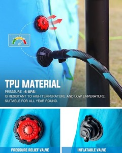 เต็นท์ครอบครัวขนาดใหญ่ 8-10 คน ผ้าใบ PVC สองชั้น กันน้ำ กันลม ติดตั้งง่าย รุ่น PFIT04L SPACIOUS and CO - Product Image 6