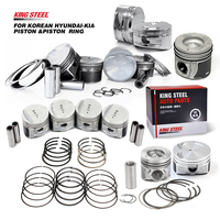 Ensemble de segments de pistons diesel turbo pour KIA Hyundai 3.5 Getz 75.5mm D6AV Sonata 2.4 Veloster G6CU Elantra D4EB 4D56