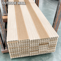 Revêtement mural extérieur pour cour et jardin, panneau mural composite bois-plastique co-extrudé anti-UV et imperméable