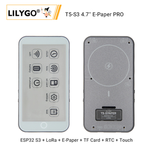 Màn hình điện tử LILYGO T5 E-Paper S3 Pro, màn hình mực điện tử ESP32-S3 4.7 inch, mô-đun điện tử LoRa SX1262, thẻ nhớ TF, RTC PCF8563, cảm ứng, pin, <span class=keywords><strong>GPS</strong></span> - Product Image 2