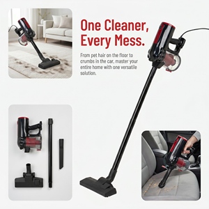 Aspirateur à main sans fil 600W, aspiration puissante 16kPa, aspirateur rechargeable pour le nettoyage des sols, des tapis et des poils d'animaux à la maison - Product Image 5