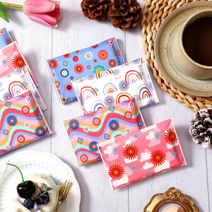 Mouchoirs de poche fins pour voyage, petits mouchoirs faciaux format portefeuille, <span class=keywords><strong>papier</strong></span> toilette pour voyage, fournitures pour invités et mariages - Product Image 3