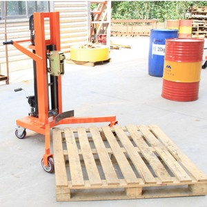 รถยกพาเลทไฮดรอลิก DTF450 แบบสี่ล้อ โครงเหล็ก สำหรับขนย้ายถังน้ำมัน - Product Image 1