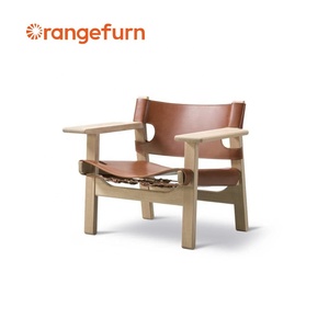 Orangefurn American Vintage pelle cavallo sedia da sella per Hotel retrò stile spagnolo per il tempo libero mobili per soggiorno - Product Image 2