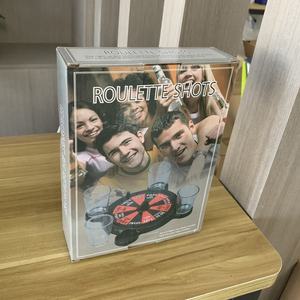 Vente chaude jeux de fête pour 4 personnes boire <span class=keywords><strong>Roulette</strong></span> verre jeu à boire ensemble jeux de table pour adultes Pub Party KTV bar discothèque - Product Image 5