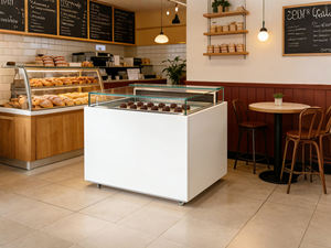 Vitrine Réfrigérée de Haute Qualité pour Pâtisseries, en Acier Inoxydable, Contrôle Numérique, Énergie 5 Étoiles - Product Image 2