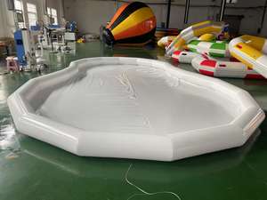 <span class=keywords><strong>Piscine</strong></span> gonflable commerciale portable <span class=keywords><strong>de</strong></span> grande taille QIQU 0,9 mm antidérapante en PVC Sijia, taille personnalisée pour parc aquatique - Product Image 4