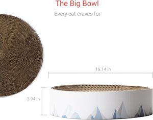 Rascador para Gatos Ecológico con Forma Personalizada, Cama de Cartón Corrugado, Juguete para Afilar Garras - Product Image 4