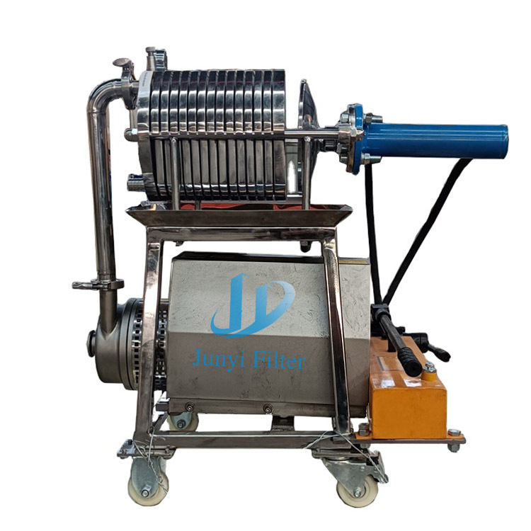 Laboratory Membrane Filter Press Equipment Hydraulic
