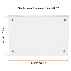 A4 A5 <b>A6</b> Clear Strong Magnetic Acrylic Photo Wall Mounted Picture <b>Frame</b> Acrylic Price Tag Advertising Display Panel - Product Image 2