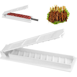 Utensilio de Cocina de Plástico ABS, Pinchos para Kebab Reutilizables con Mango Largo para Barbacoa, para Acampar al Aire Libre - Product Image 1