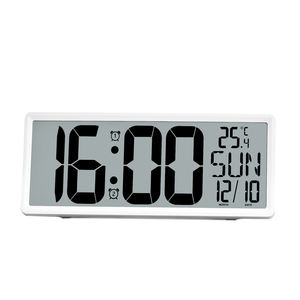 <span class=keywords><strong>Horloge</strong></span> numérique de table/mur avec calendrier LCD grand écran, affichage de la température, fabrication en usine - Product Image 2