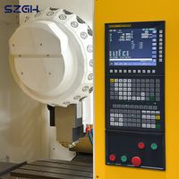 Centre d'usinage vertical CNC haute vitesse pour perçage et taraudage, avec banc de travail 700*420 en fonte robuste