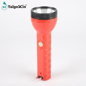 LED Sạc đèn pin với hai chân cắm AC sạc lớn đèn phản quang đầu LED Torch taigexin - Product Image 4