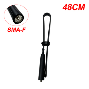 Antena táctica CS plegable para Walkie Talkie Baofeng Uv82 888S <span class=keywords><strong>UV10R</strong></span> P15UV SMA-hembra de doble banda Ham Radio Accesorios - Product Image 2
