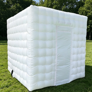 Carpa Inflable Impermeable con Luces LED <span class=keywords><strong>de</strong></span> 8.2 pies x 8.2 pies para Cabina <span class=keywords><strong>de</strong></span> Fotos, con Enchufe para Bodas, Cumpleaños, Festivales y Eventos - Product Image 1