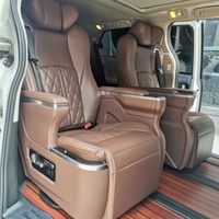 Sièges de voiture de luxe de classe V avec charge USB, en cuir PU, sièges électriques VIP avec massage pour les modèles Alphard Vito