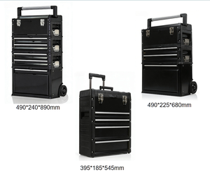 Modern Metal Tool <strong>Cabinets</strong> 5 Drawers Adjustable Height Heavy-Duty Mechanical Storage Workshop OEM Customizable <strong>Keyed</strong> <strong>Locking</strong> - Product Image 5