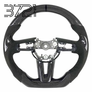 Volante de Fibra de Carbono para Mazda 3 Axela y Mazda 6 Atenza, Volantes Deportivos Personalizados en Cuero, 2014-2025 - Product Image 1