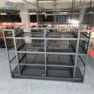 Étagères de magasin d'alimentation, présentoirs de supermarché, étagères noires modernes pour supermarché - Product Image 5