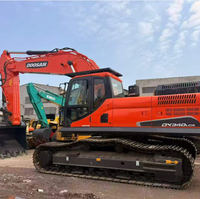 Excavatrices d'occasion de haute qualité Doosan DX340LCA, pelle sur chenilles, 34 tonnes, faible nombre d'heures de travail, à vendre