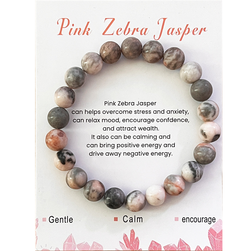 Tasper zèbre rose
