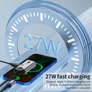 Adaptateur audio stéréo 2 en 1 avec prise 3.5mm et port de charge 2.4A pour <span class=keywords><strong>iPhone</strong></span> Adaptateur séparateur de prise pour écouteurs <span class=keywords><strong>Convertisseur</strong></span> de charge - Product Image 4