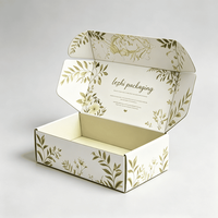 Emballage en papier pour gâteaux et snacks à emporter, écologique, biodégradable, en carton pliable, avec logo personnalisé