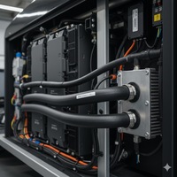 Tuyau de refroidissement EPDM sur mesure, tube de refroidissement de batterie façonné OEM pour configurations EV complexes