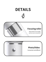 Dearsee Skin Hair Beauty Magnifier 1600X Wireless WiFi Digital Microscope for iPhone Android