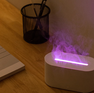 Diffuseurs d'humidificateur 3D à effet flamme, capacité 130 ml, lumière colorée, diffuseur d'arômes d'huiles essentielles pour chambre à coucher - Product Image 5