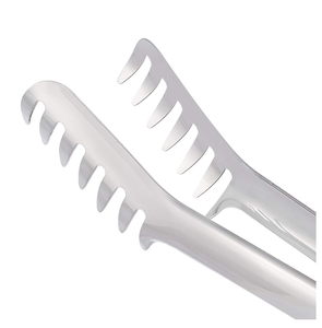 Pinzas con Ranuras DFT07-1 de 9.5 Pulgadas, Accesorios para Bodas, Bufés, Eventos con Servicio de Comida y Fiestas, Pinzas para Alimentos Duraderas - Product Image 4