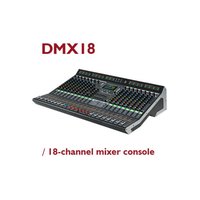 Console de mixage série DMX 6.10.14.18.22, 2 entrées mono, 2 entrées stéréo, chaque interrupteur d'alimentation fantôme 48V indépendant.