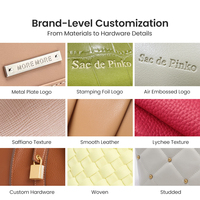 Venta al por mayor de gran capacidad de hombro bolso de mano de moda personalizado de alta calidad elegante de gamuza Pu bolsa de mano para las mujeres