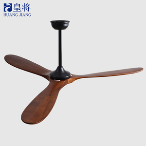 Factory Direct: ventilateur de plafond européen élégant en bois massif de 52 pouces avec conversion de fréquence et télécommande - Product Image 5