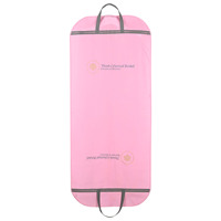 Sac à vêtements en tissu non tissé de bonne qualité avec logo personnalisé, style simple, sac à poussière pour robe, costume