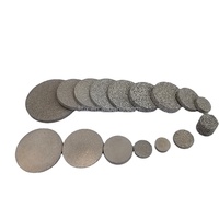 Disk Filter Sinter Bubuk Logam 0,5µm-100µm, Plat Filter Logam, Disk Filter Sinter Bubuk Baja Anti Karat 316L