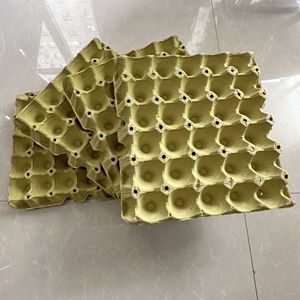 Paquete de 30 Bandejas para Huevos de Pulpa de Bagazo Amarilla, Reciclables, Sin Blanquear, Engrosadas, de Calidad, Resistentes a Impactos y Presión, PandaPack - Product Image 4