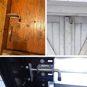 Engsel engsel pegas baja tahan karat 304 Pin engsel pintu kabinet berat industri Grendel pegas - Product Image 5