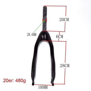 <span class=keywords><strong>Fourche</strong></span> avant de vélo tout-terrain 20/<span class=keywords><strong>24</strong></span> <span class=keywords><strong>pouces</strong></span>, nouvelle génération, en fibre de carbone 3K, frein à disque, pour <span class=keywords><strong>VTT</strong></span> 20er 24er - Product Image 6